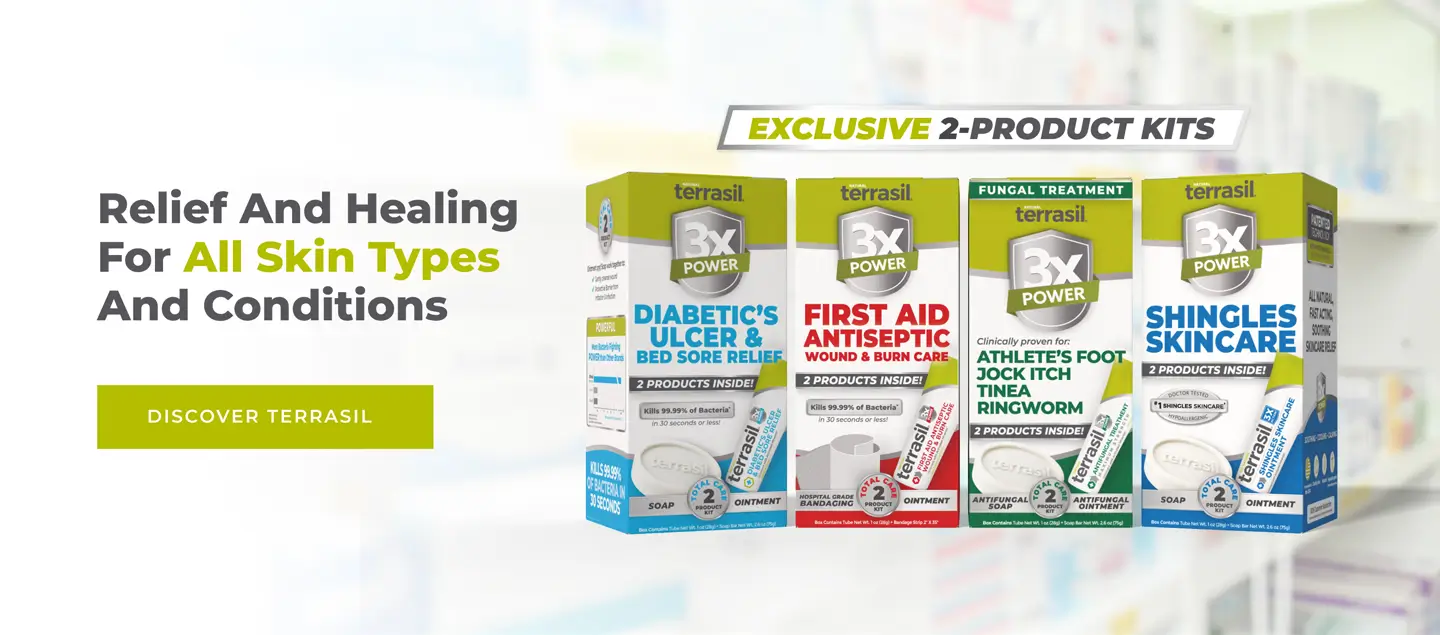 terrasil, relief and healing for all skin types and conditions