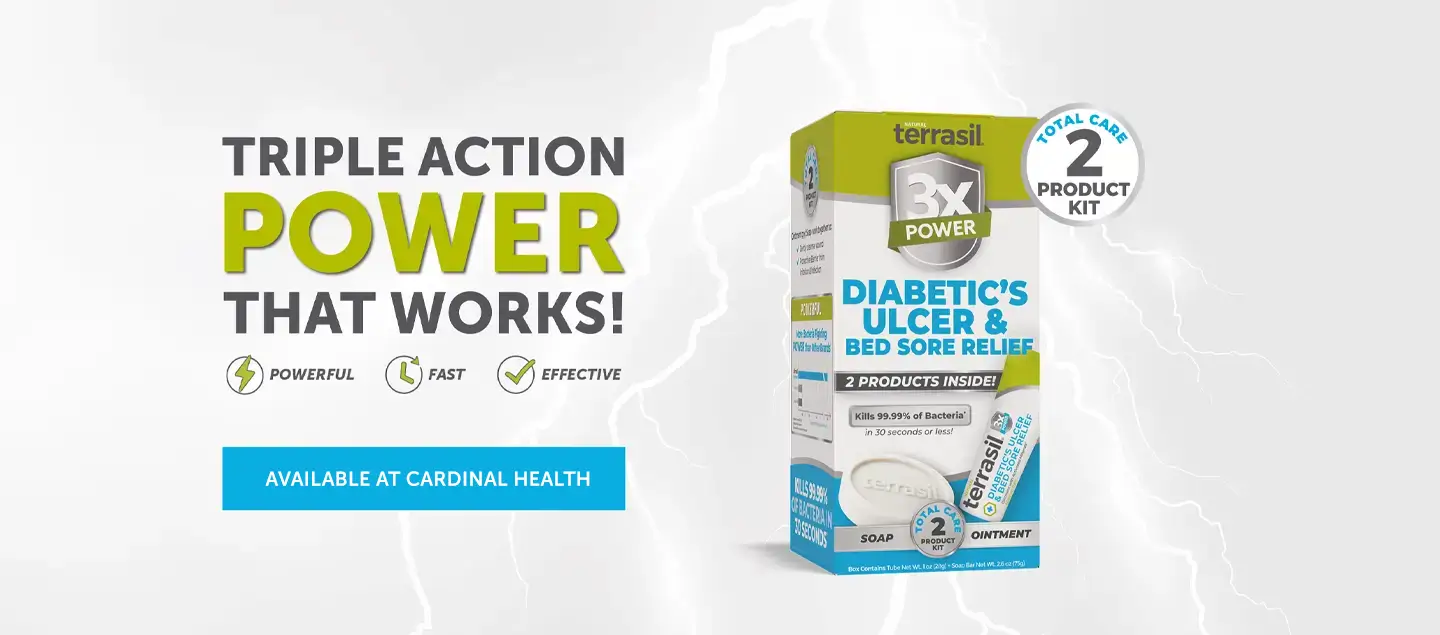terrasil diabetic's ulcer and bed sore relief
