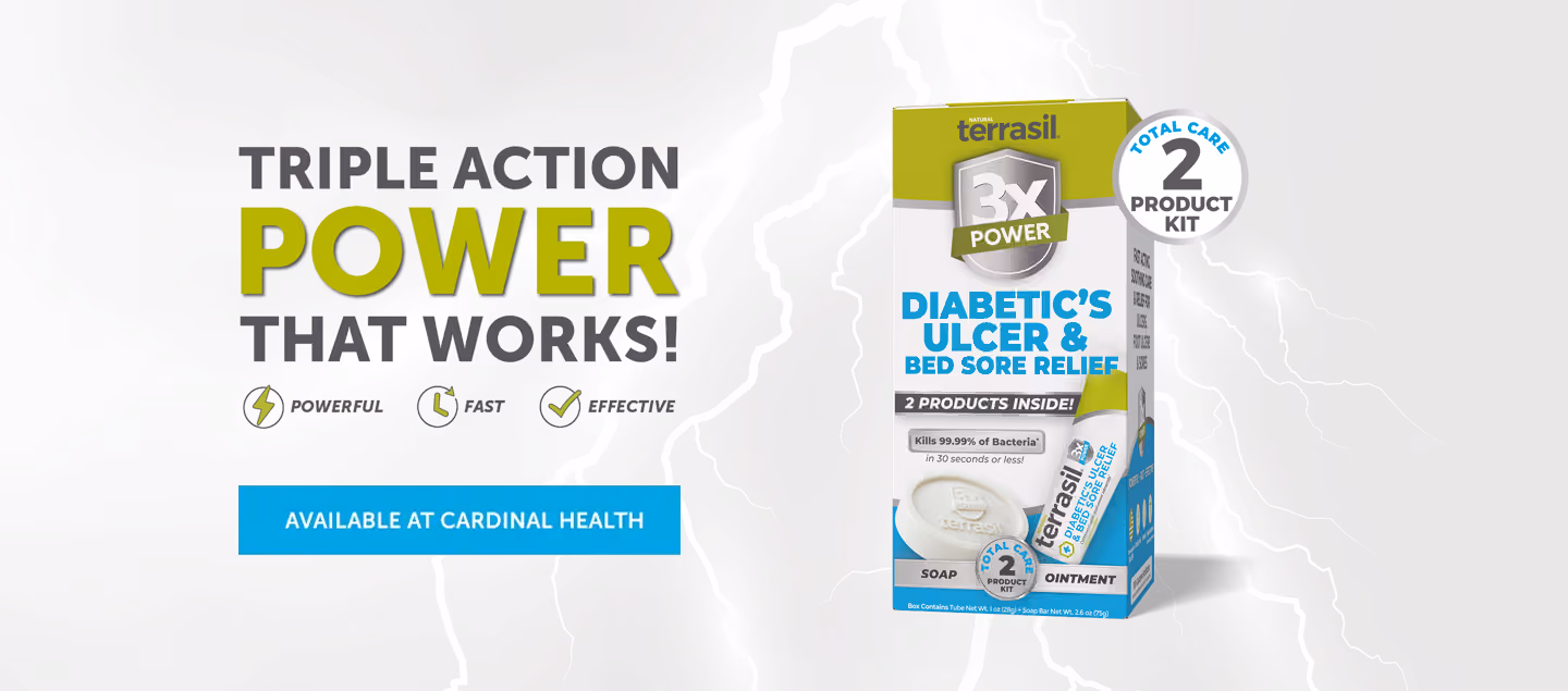 terrasil diabetic's ulcer and bed sore relief