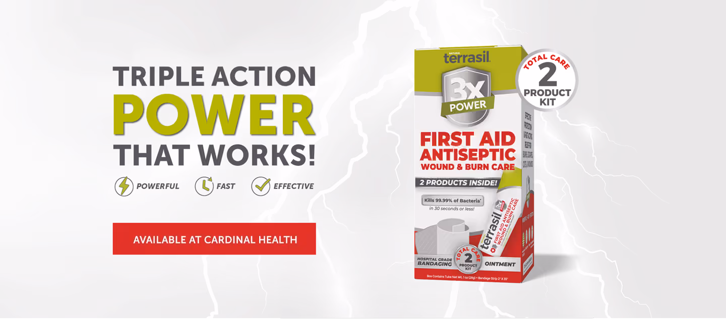 terrasil first aid antiseptic wound and burn care